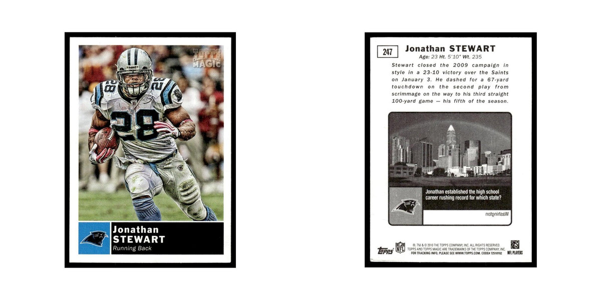 2010 Topps Magic Jonathan Stewart Panthers #247