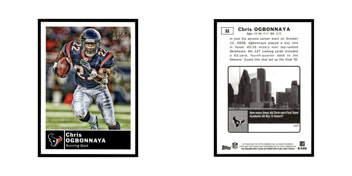 2010 Topps Magic Chris Ogbonnaya Texans #88