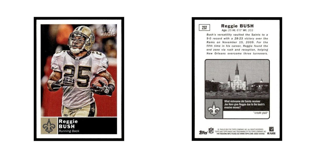 2010 Topps Magic Reggie Bush Saints #237