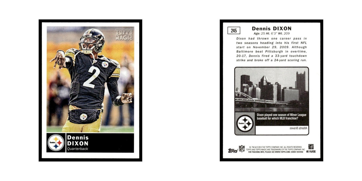 2010 Topps Magic Dennis Dixon Steelers #245