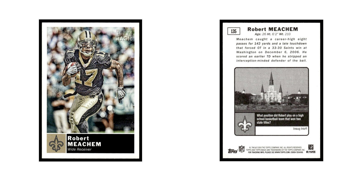 2010 Topps Magic Robert Meachem Saints #135