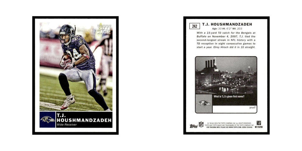 2010 Topps Magic T.J. Houshmandzadeh Ravens #242