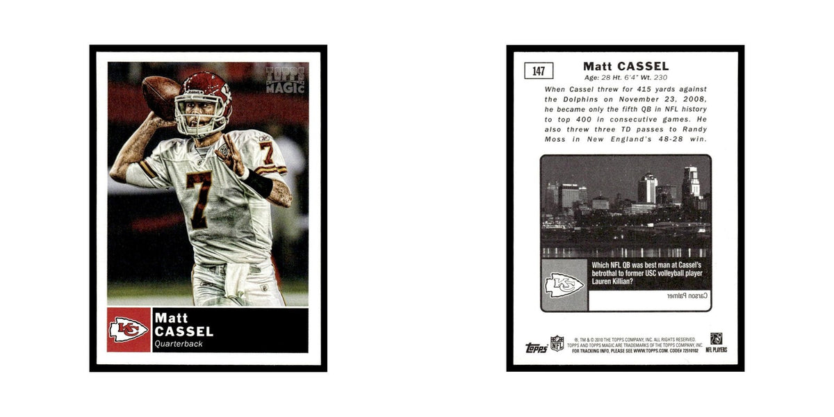 2010 Topps Magic Matt Cassel Chiefs #147
