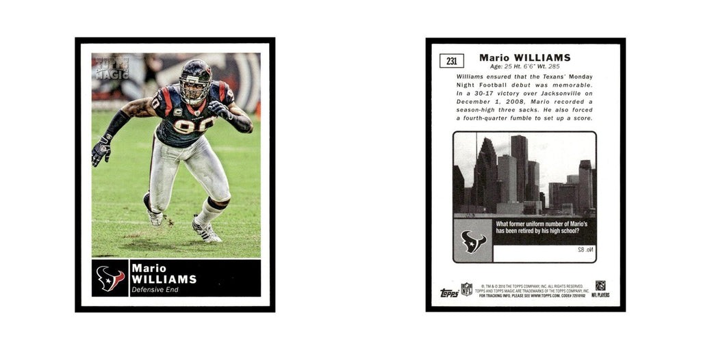 2010 Topps Magic Mario Williams Texans #231