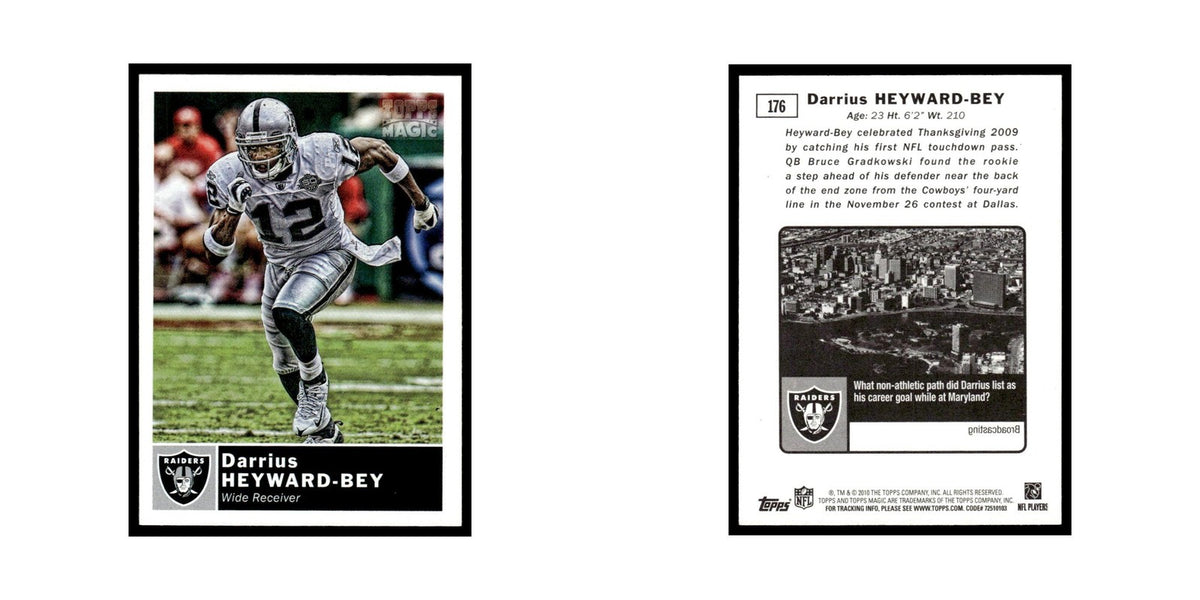 2010 Topps Magic Darrius Heyward-Bey Raiders #176