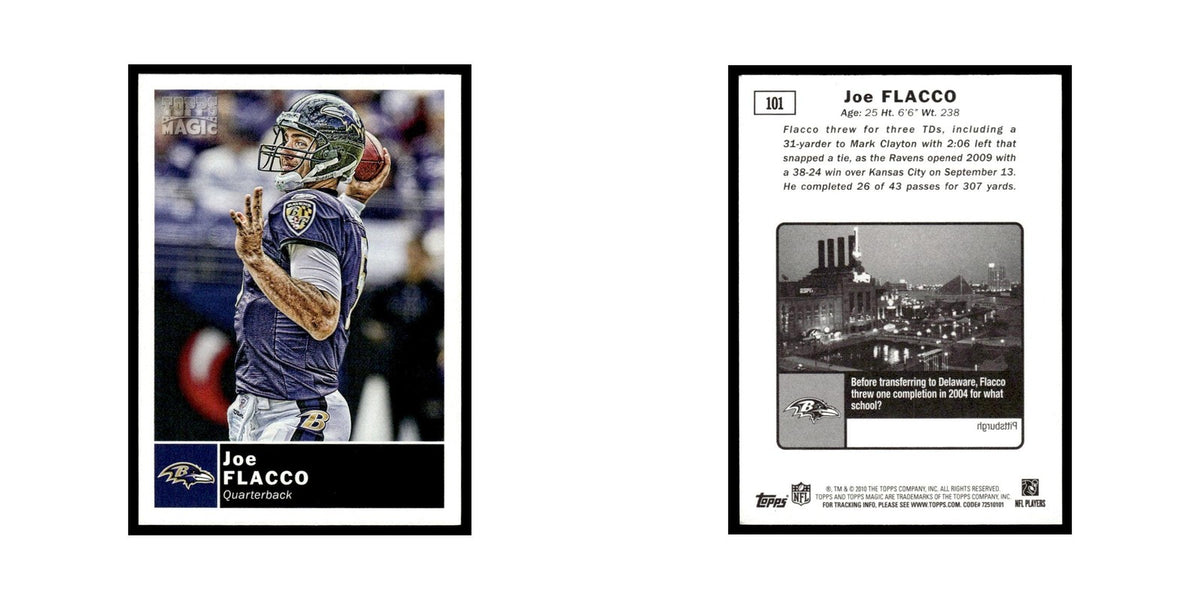 2010 Topps Magic Joe Flacco Ravens #101
