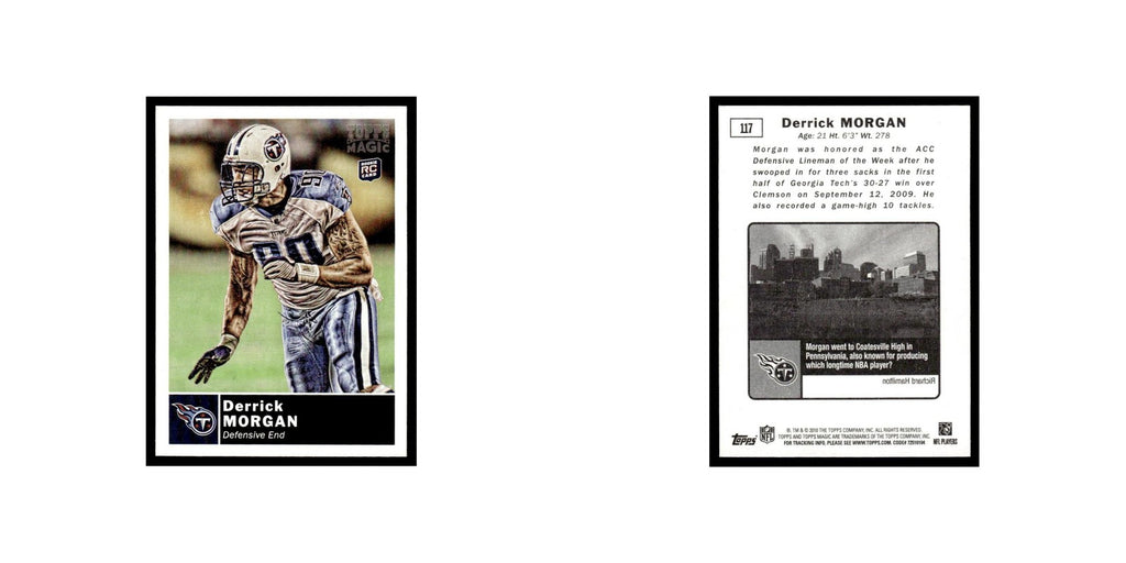 2010 Topps Magic Mini Derrick Morgan RC Titans #117