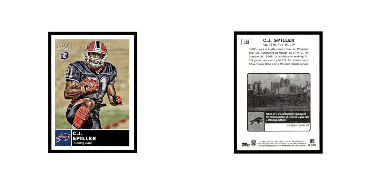 2010 Topps Magic Mini C.J. Spiller RC Bills #198
