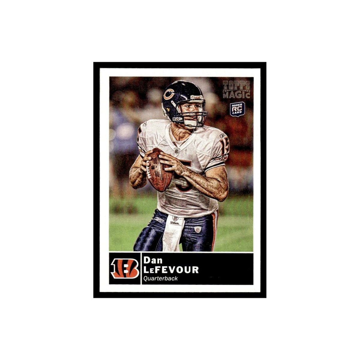 2010 Topps Magic Mini Dan LeFevour RC Bengals #121