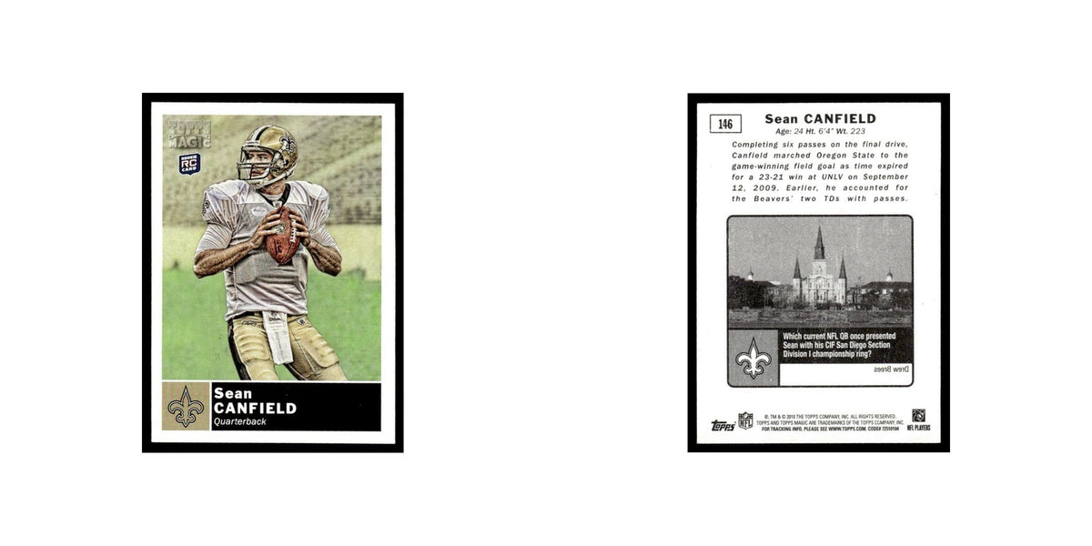 2010 Topps Magic Mini Sean Canfield RC Saints #146