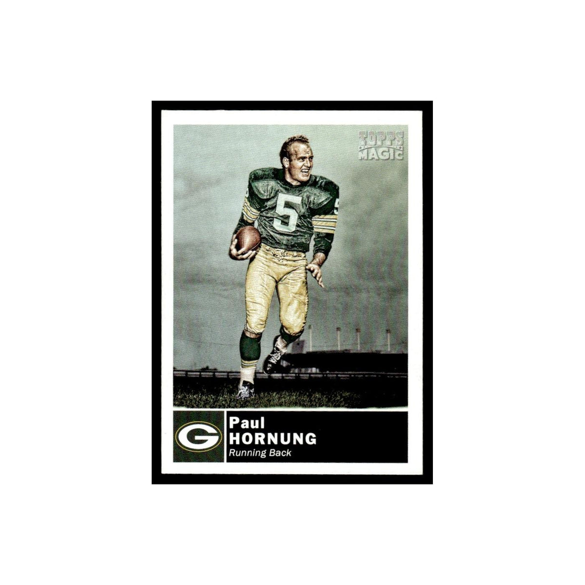 2010 Topps Magic Mini Paul Hornung Packers #18