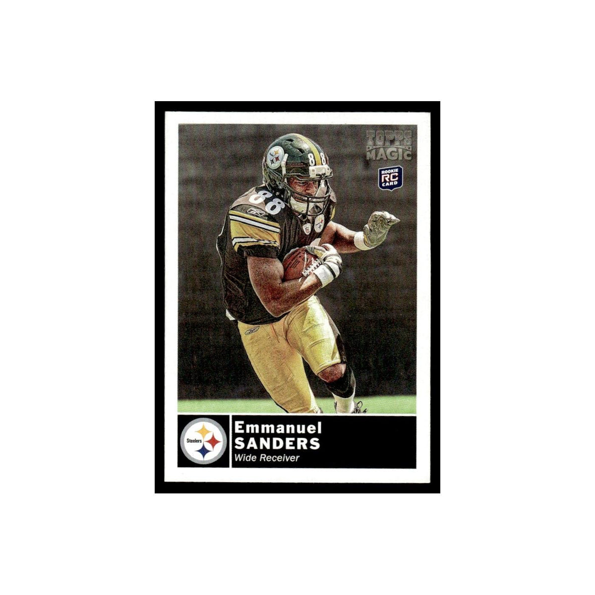 2010 Topps Magic Mini Emmanuel Sanders RC Steelers #114