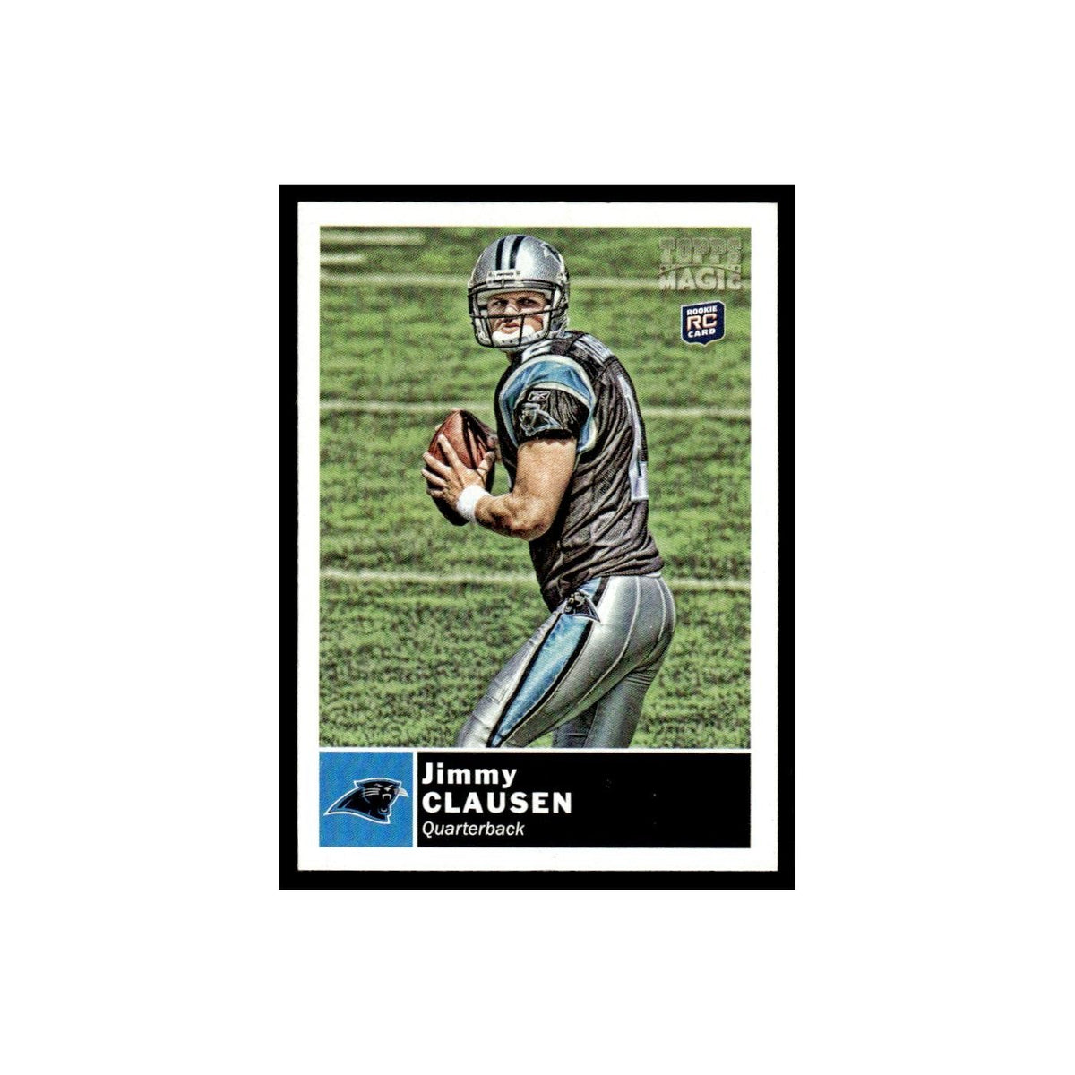 2010 Topps Magic Mini Jimmy Clausen RC Panthers #75
