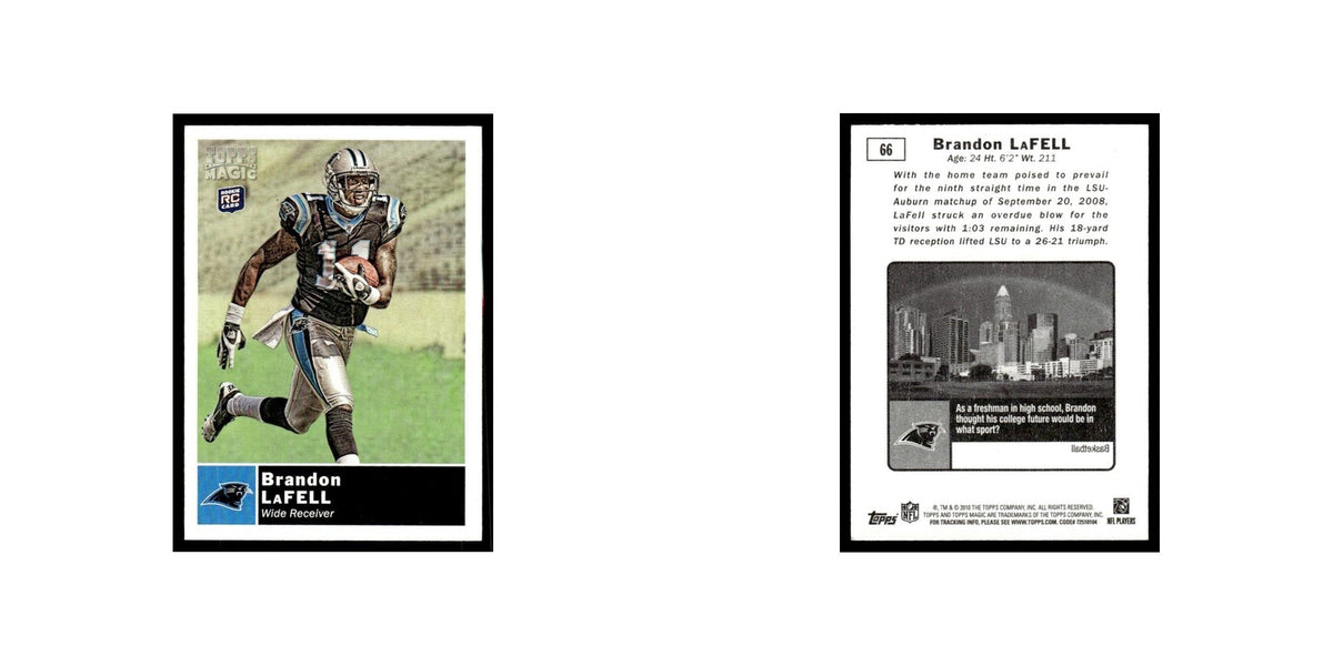 2010 Topps Magic Mini Brandon LaFell RC Panthers #66