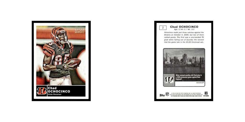 2010 Topps Magic Mini Chad Ochocinco Bengals #7