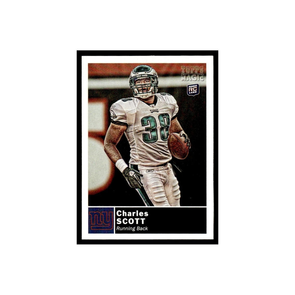 2010 Topps Magic Mini Charles Scott RC Giants #5
