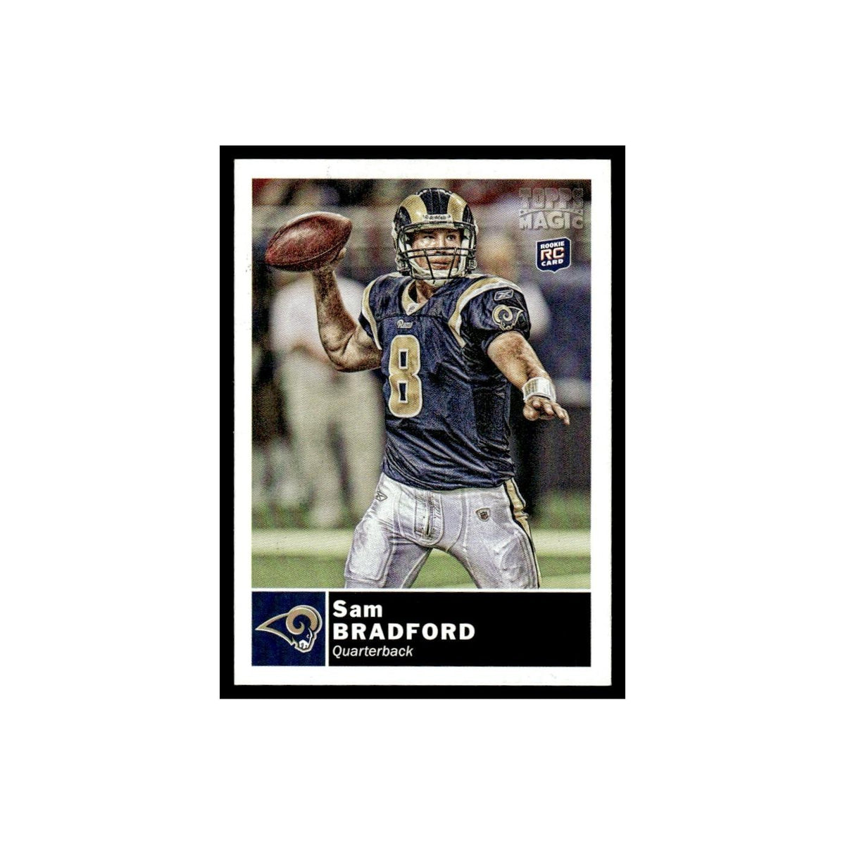2010 Topps Magic Mini Sam Bradford RC St. Louis Rams #241