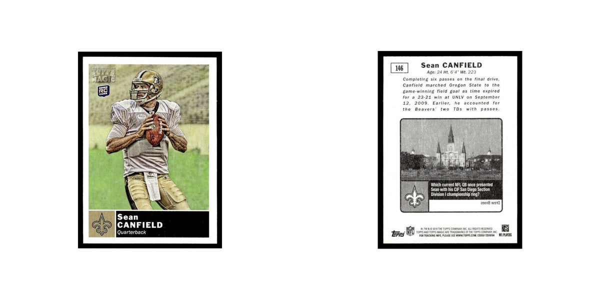 2010 Topps Magic Mini Sean Canfield RC Saints #146