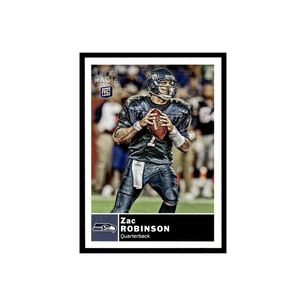 2010 Topps Magic Mini Zac Robinson RC Seahawks #191