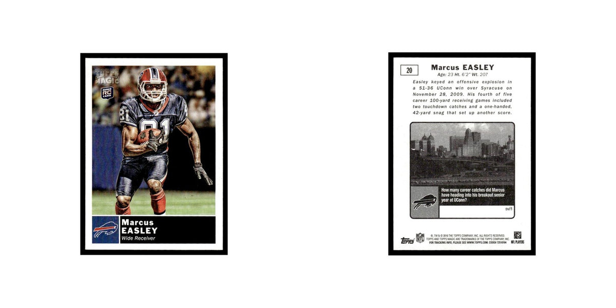 2010 Topps Magic Mini Marcus Easley RC Bills #20
