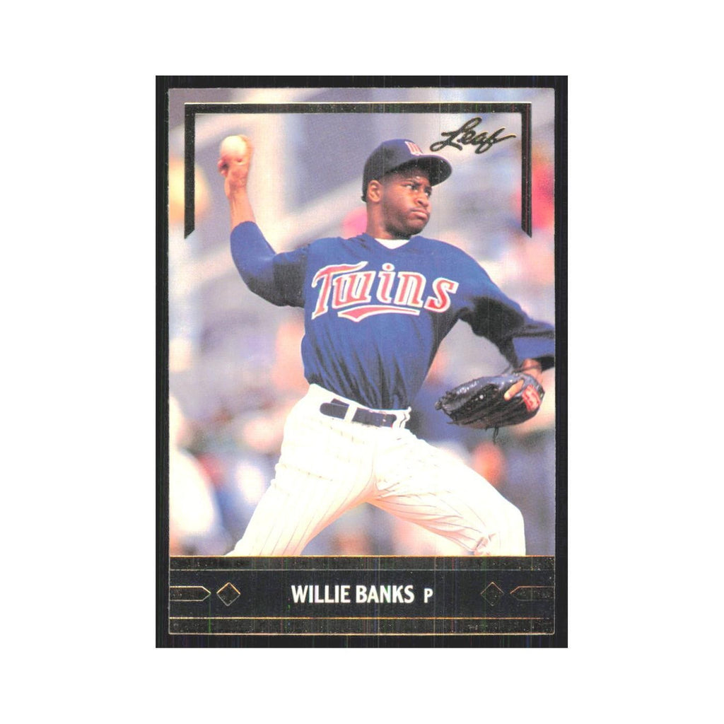 1991 Leaf Willie Banks RC Twins #BC5