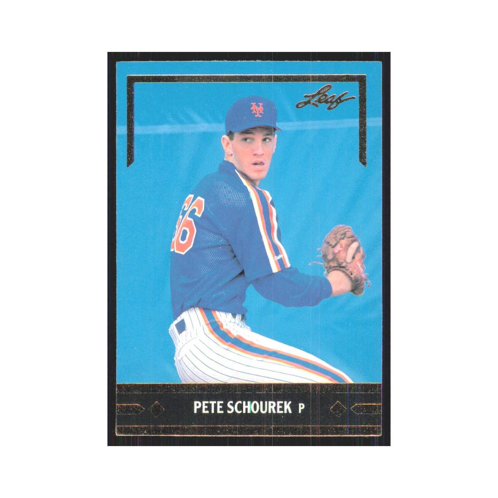 1991 Leaf Pete Schourek RC Mets #BC15