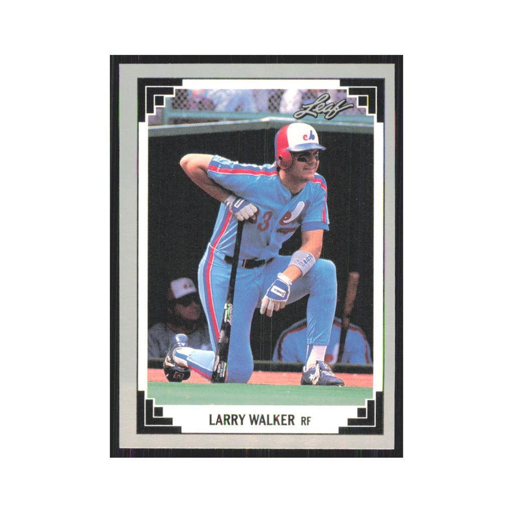 1991 Leaf Larry Walker Montreal Expos #241