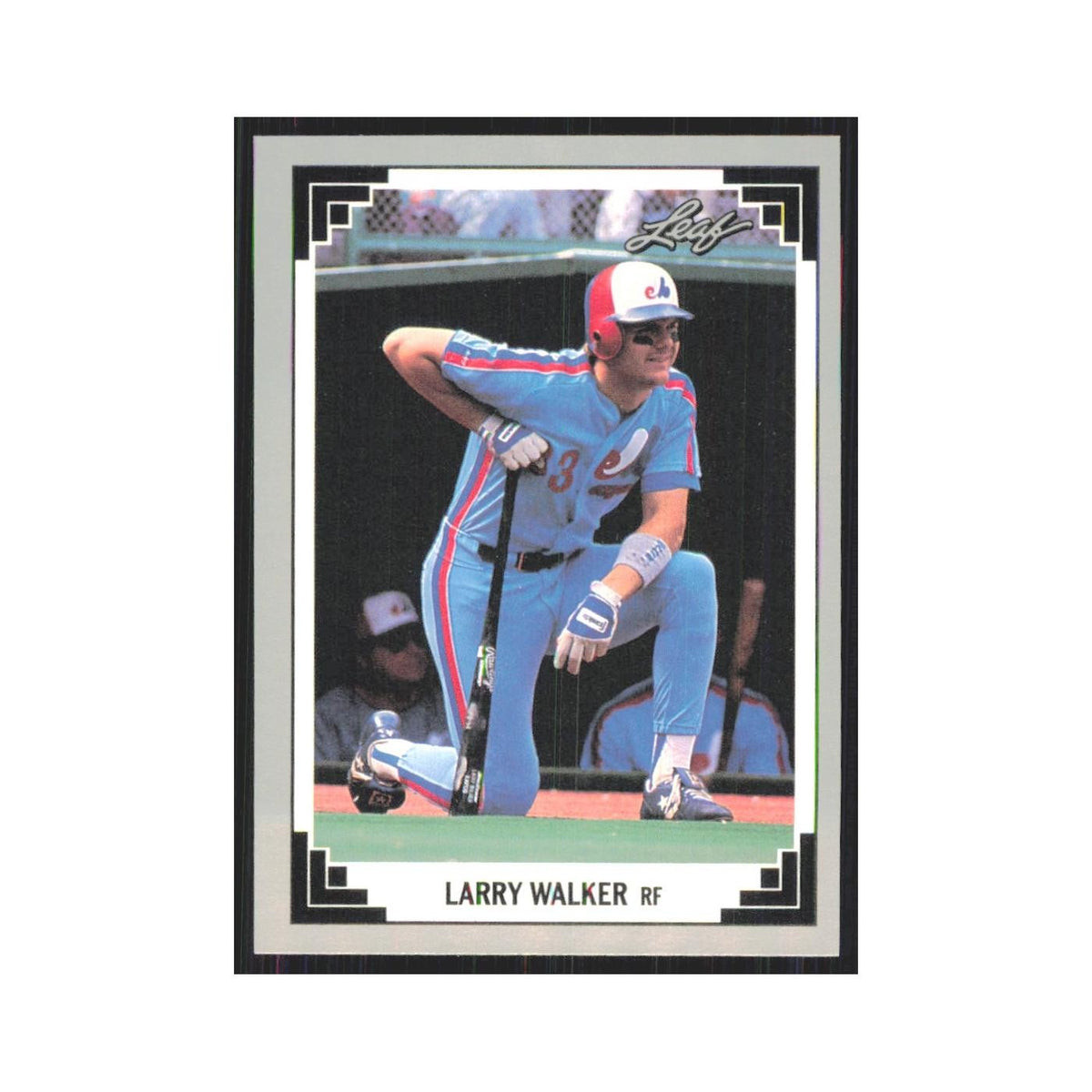 1991 Leaf Larry Walker Montreal Expos #241