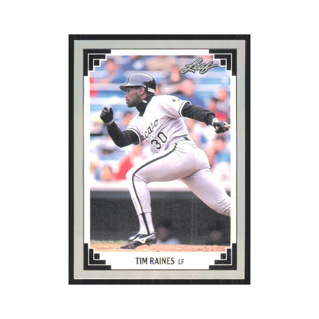1991 Leaf Tim Raines White Sox #413
