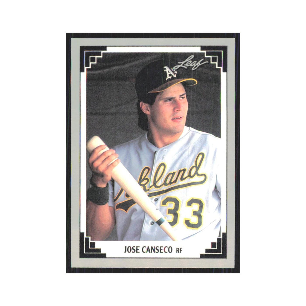 1991 Leaf Jose Canseco Athletics #182