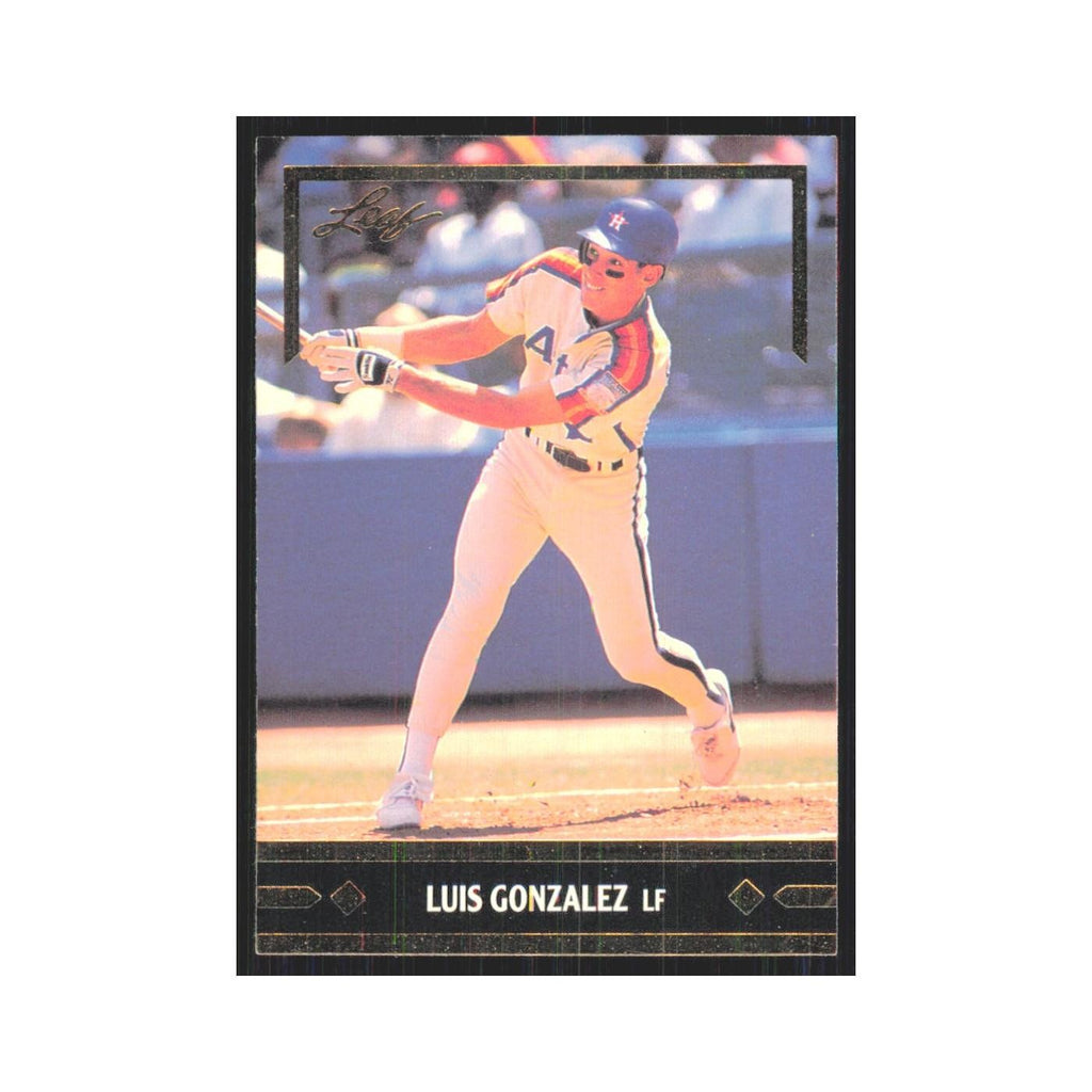 1991 Leaf Luis Gonzalez RC Astros #BC2