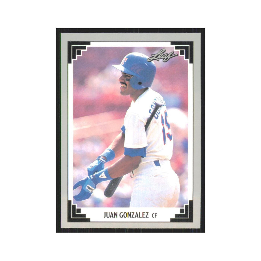 1991 Leaf Juan Gonzalez Rangers #119
