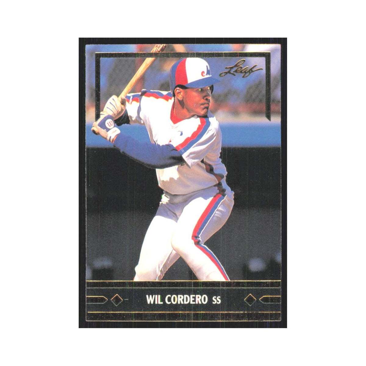 1991 Leaf Wil Cordero RC Montreal Expos #BC3