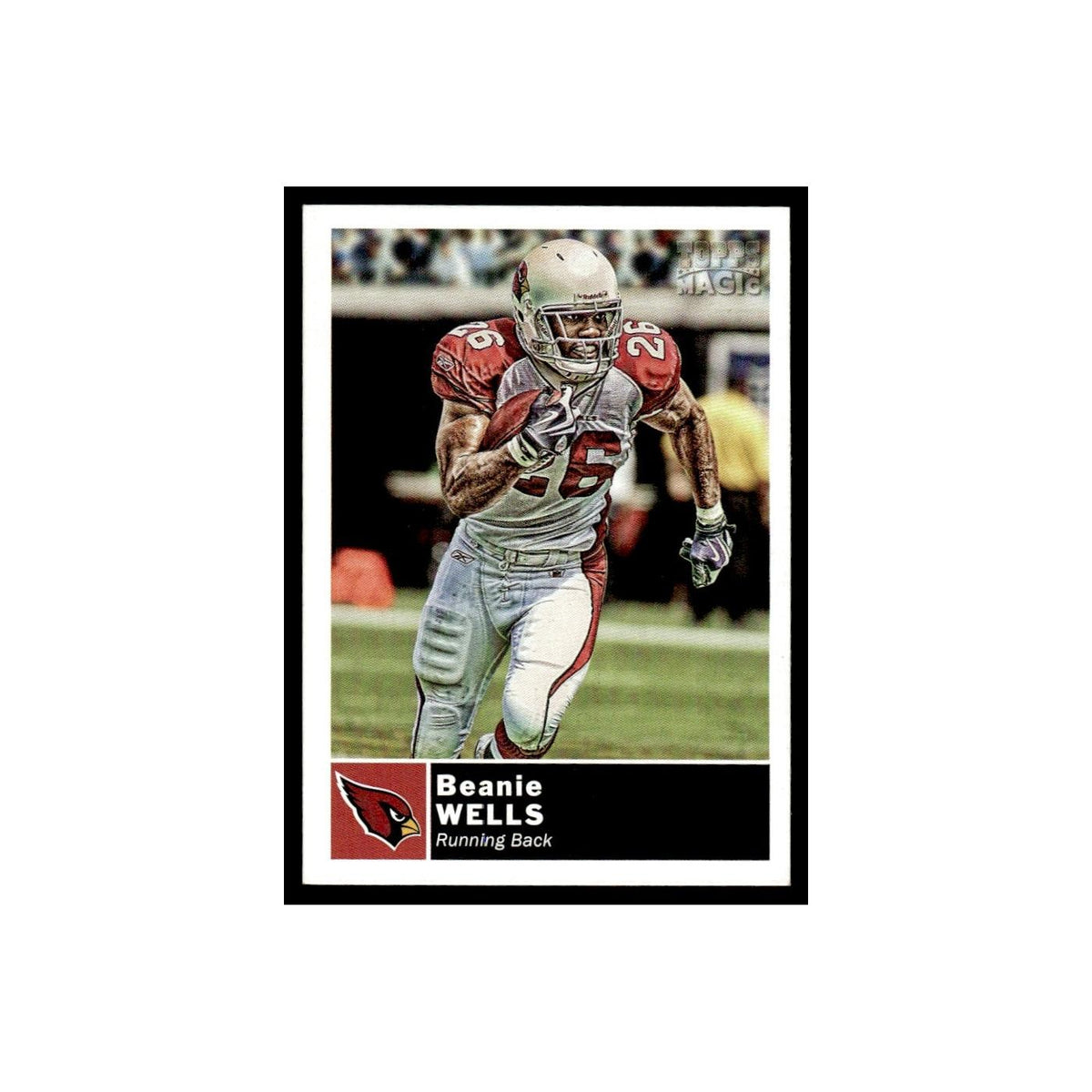 2010 Topps Magic Mini Beanie Wells Cardinals #133