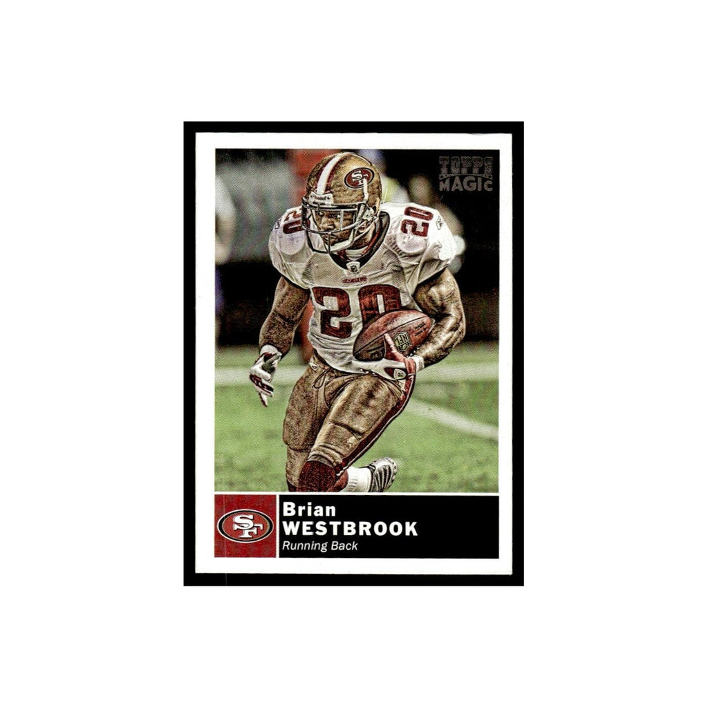 2010 Topps Magic Mini Brian Westbrook 49ers #34