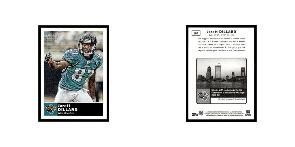 2010 Topps Magic Mini Jarett Dillard Jaguars #167
