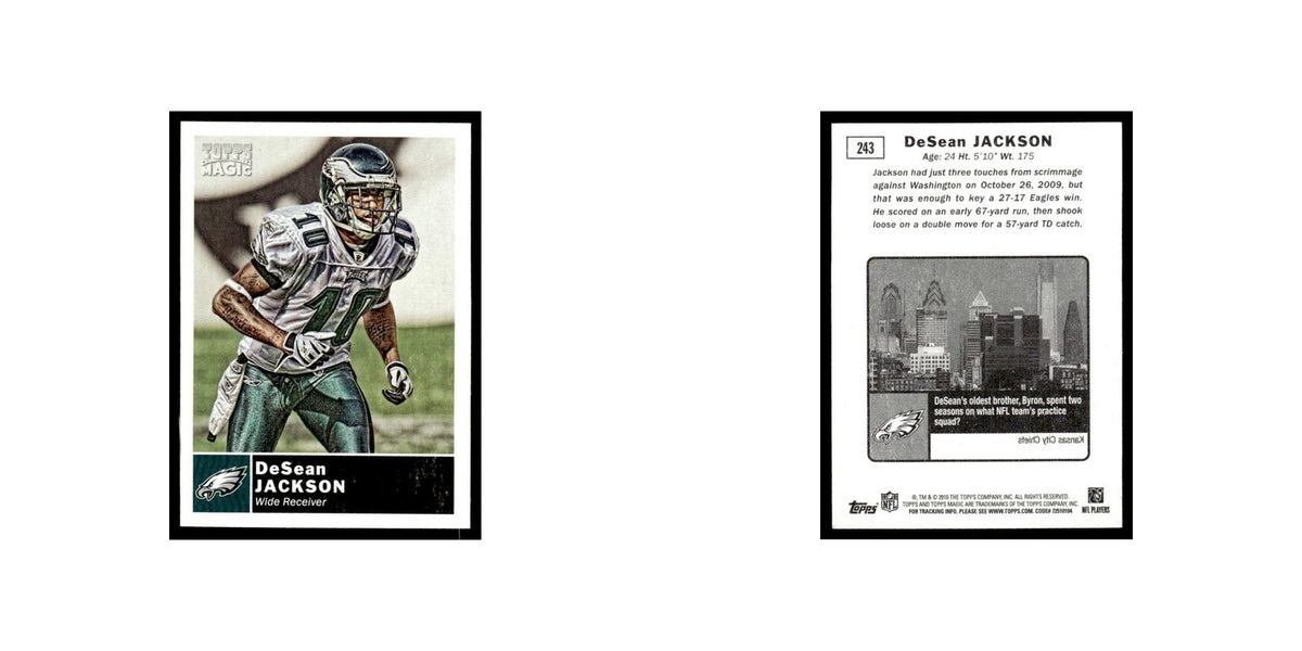 2010 Topps Magic Mini DeSean Jackson Eagles #243