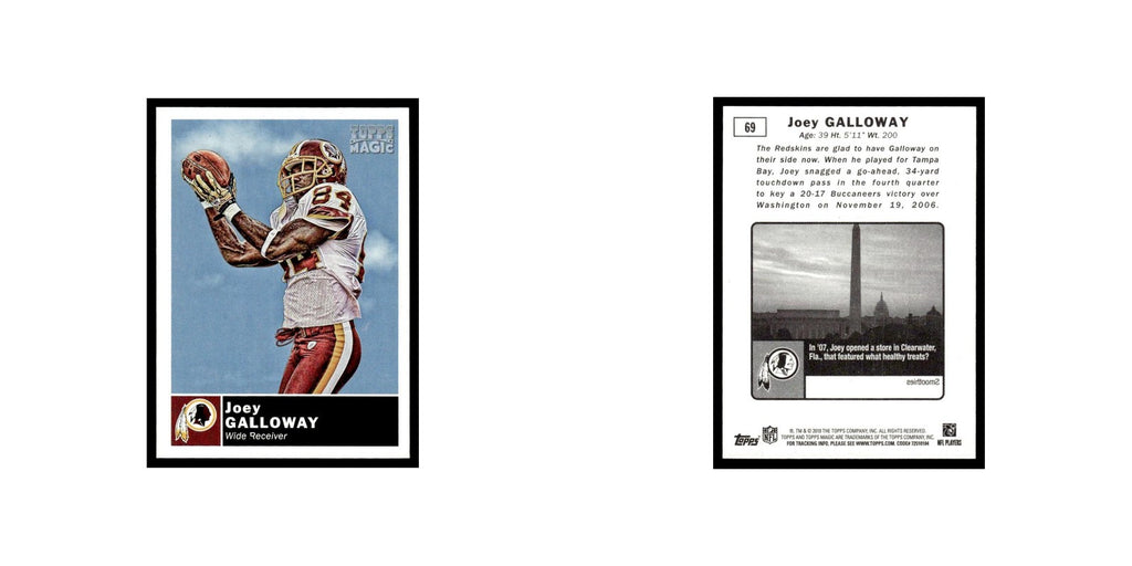 2010 Topps Magic Mini Joey Galloway Redskins #69