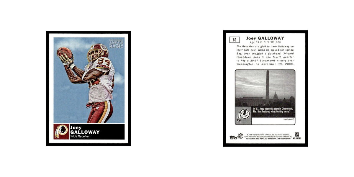 2010 Topps Magic Mini Joey Galloway Redskins #69
