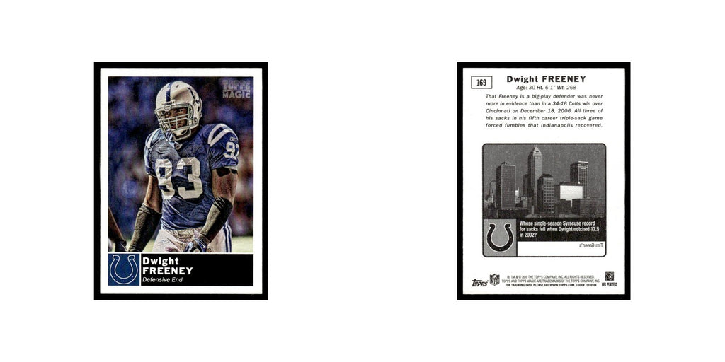 2010 Topps Magic Mini Dwight Freeney Colts #169