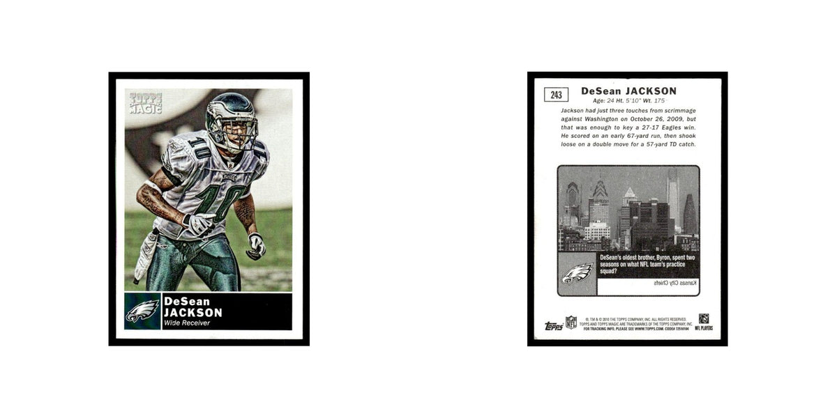 2010 Topps Magic Mini DeSean Jackson Eagles #243