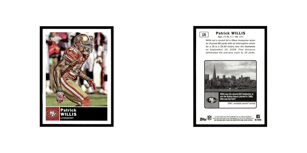 2010 Topps Magic Mini Patrick Willis 49ers #126