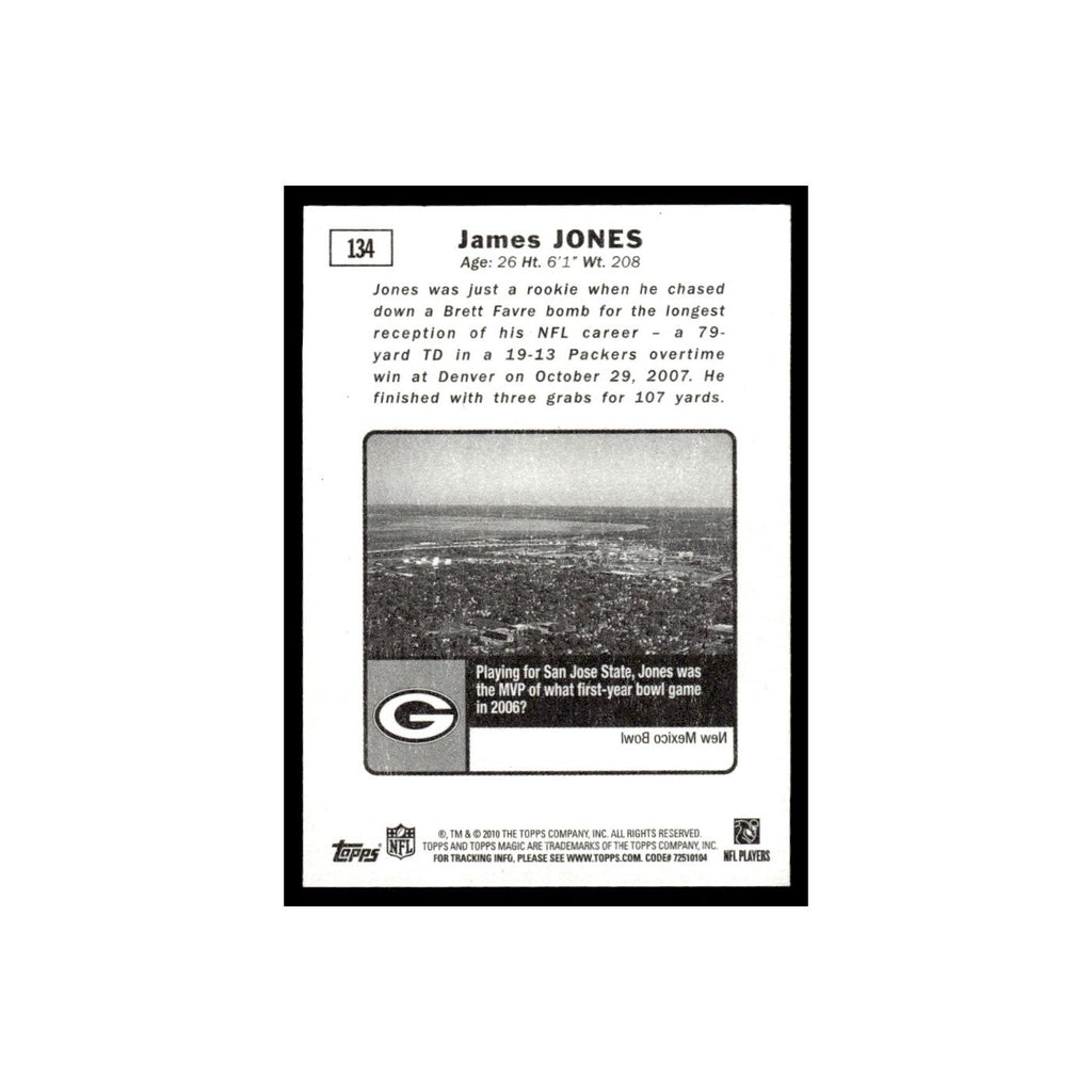 2010 Topps Magic Mini James Jones Packers #134
