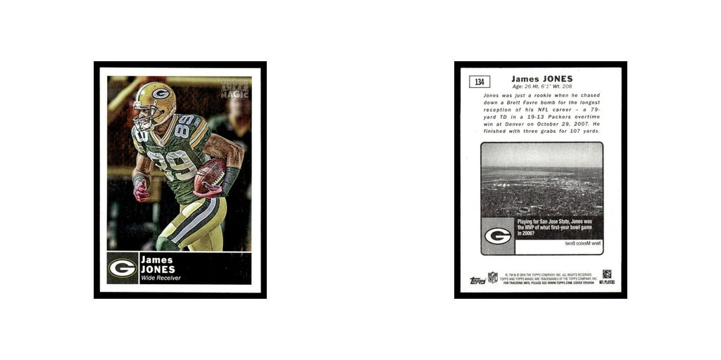 2010 Topps Magic Mini James Jones Packers #134