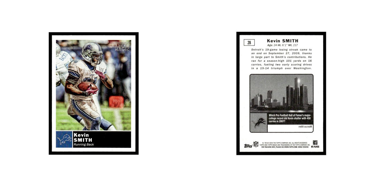2010 Topps Magic Mini Kevin Smith Lions #28