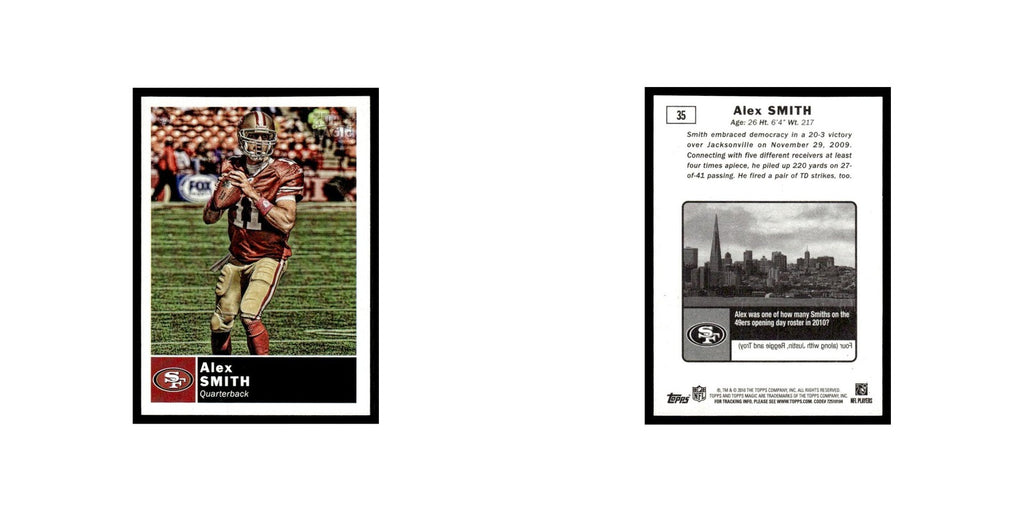 2010 Topps Magic Mini Alex Smith 49ers #35