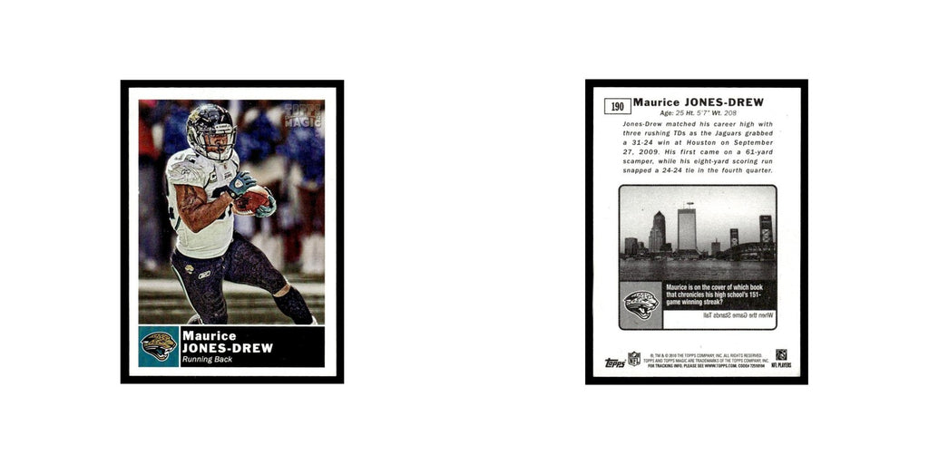 2010 Topps Magic Mini Maurice Jones-Drew Jaguars #190
