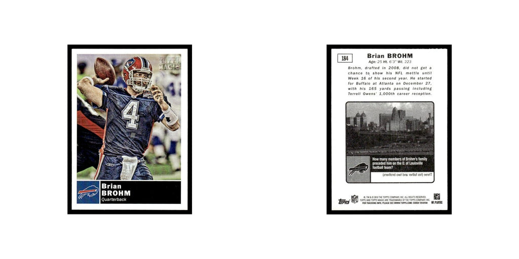 2010 Topps Magic Mini Brian Brohm Bills #184