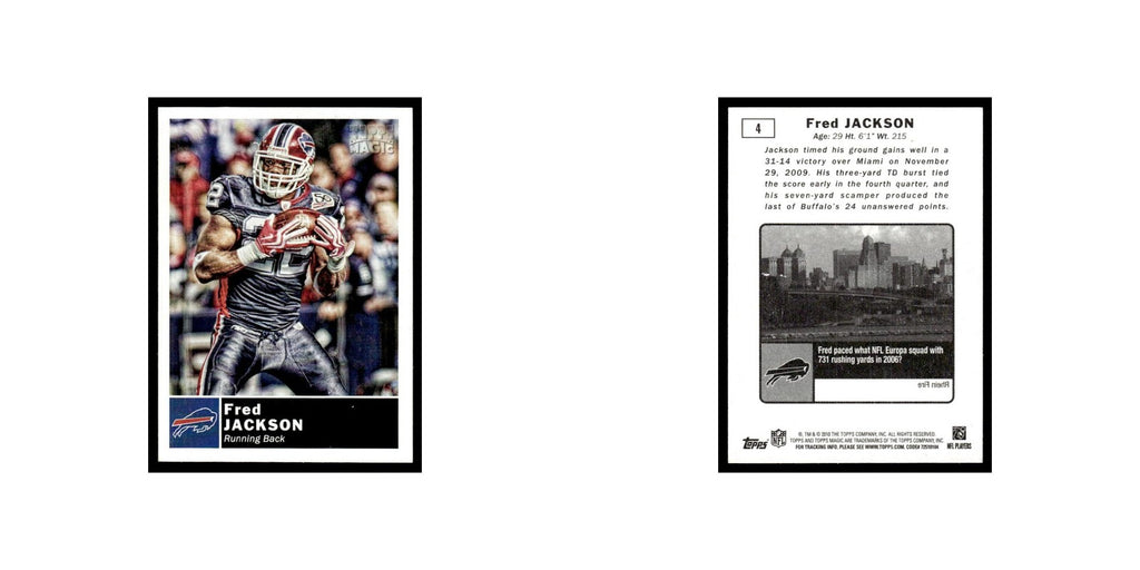 2010 Topps Magic Mini Fred Jackson Bills #4