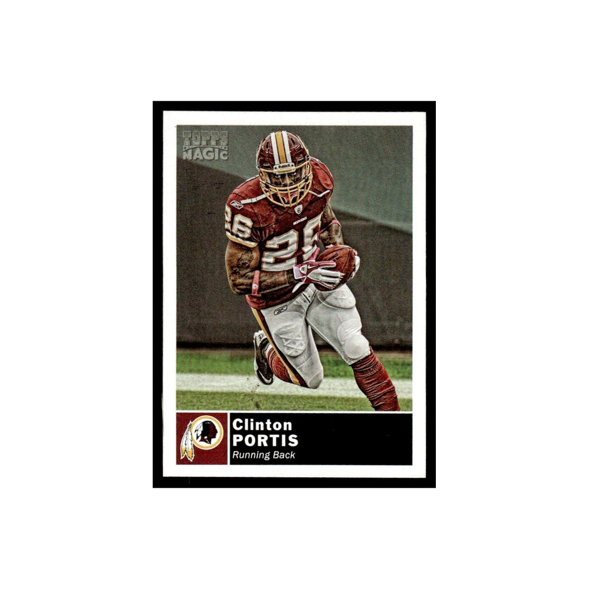 2010 Topps Magic Mini Clinton Portis Redskins #105
